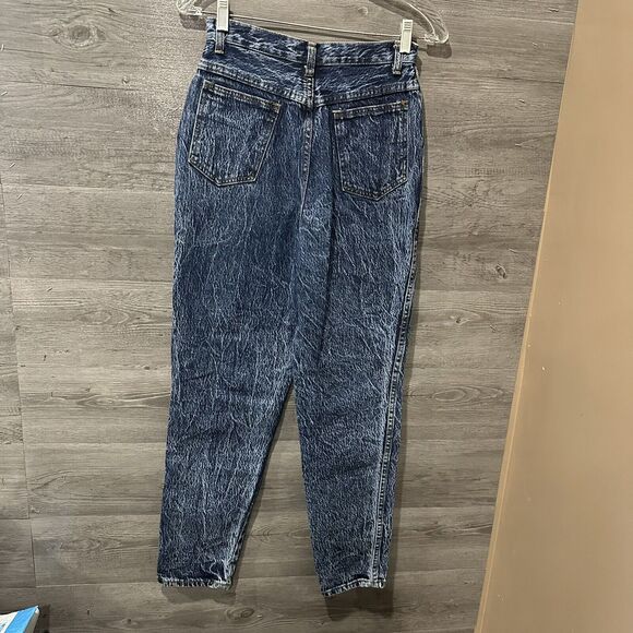 Vintage Stefano High Waisted Acid Wash 80's Jeans Size 8 (25”x 28”) - Picture 3 of 6